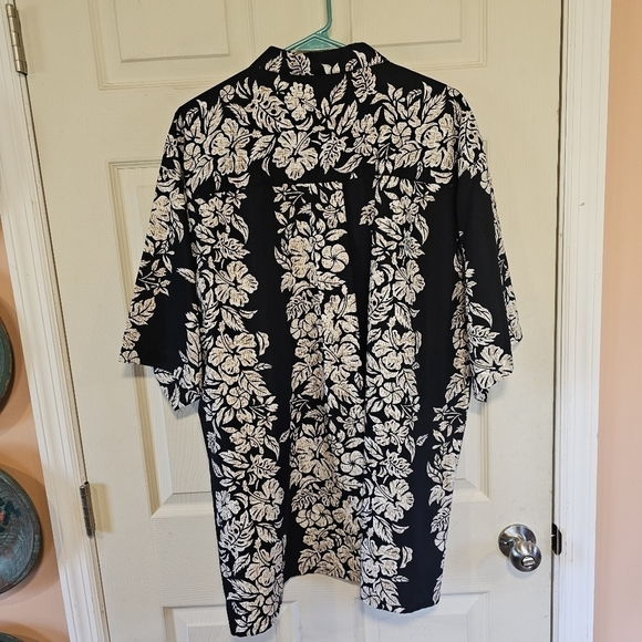 Vintage Pineapple Connection Floral Hawaiian Button Down Shirt - Picture 2 of 4